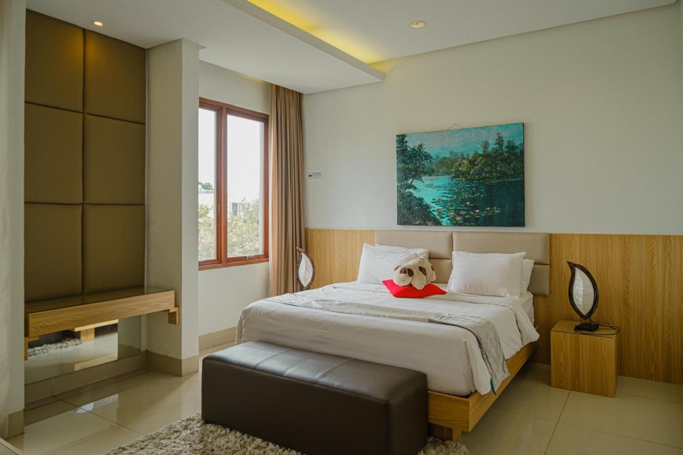 Oyama City View Villa 4 Bedrooms With A Private Swimming Pool Bandung Kültér fotó